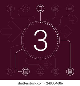 Minimalist vector presentation template design. Editable and sizable friendly.