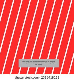 minimalist vector a Strip red background 