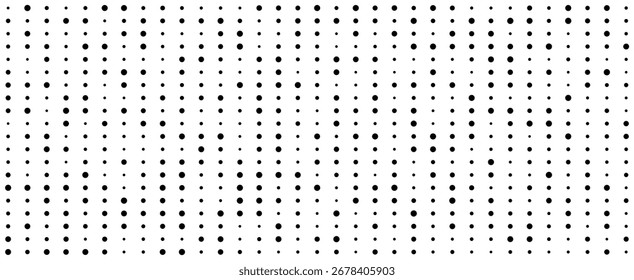 Minimalist vector tech background with black dotted pattern.