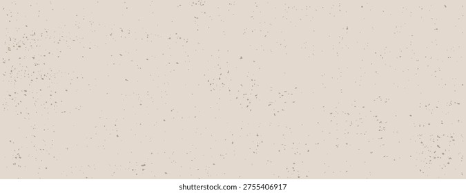 Minimalist vector texture with a speckled pattern on a beige background. Ideal for backgrounds, web design, or print materials, adding a subtle, rustic feel.