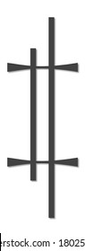 A Minimalist vector for the third sign of zodiac "Gemini" - Vector of Gemini zodiac sign, fortune telling and zodiac astrology