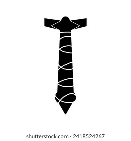 Diseño de logotipo de anclaje de vectores minimalista