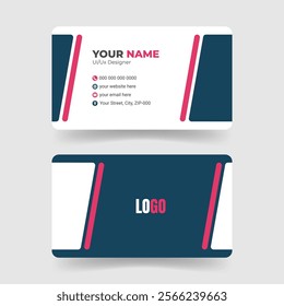 Minimalist Visiting Card Design Template