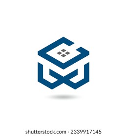 Minimalist W flat logo. trendy building icon W design. letter W isolated on white background. vector template