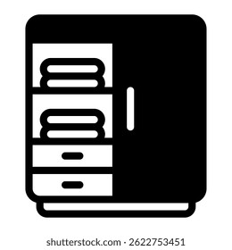 Minimalist Wardrobe icon, for web, app, infographic, etc