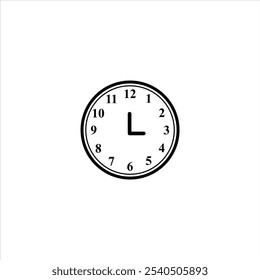Minimalist Watch Silhouette Icons Black and White Vector Pack.