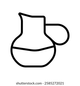 Minimalist Water Jug Line Icon