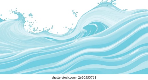 Minimalist watercolor background in blue and green with fluid ink-style texture. Stylish and clean, perfect for modern design projects.

