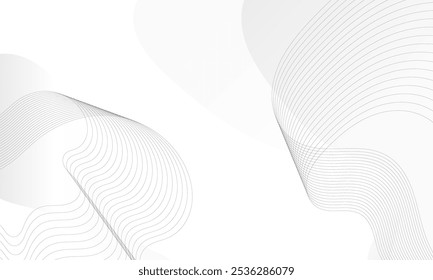 Minimalist Wave Line Background, Clean Concept with simple Style For Element, Wallpaper, Banner, Presentation, Web, Page Layout, and etc.