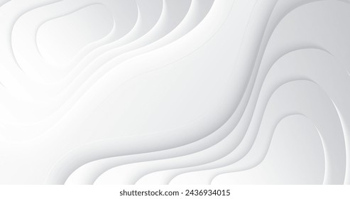 Minimalist wavy 3d background vector design in eps 10