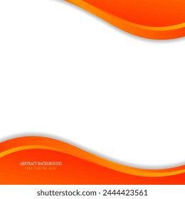 Minimalist wavy background with text space