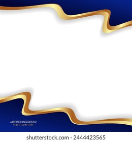 Minimalist wavy background with text space