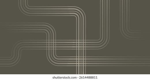 Minimalist Wavy Line Art Background with Grey Color. Grey Striped Vector Background. High Quality Vector Background Illustration