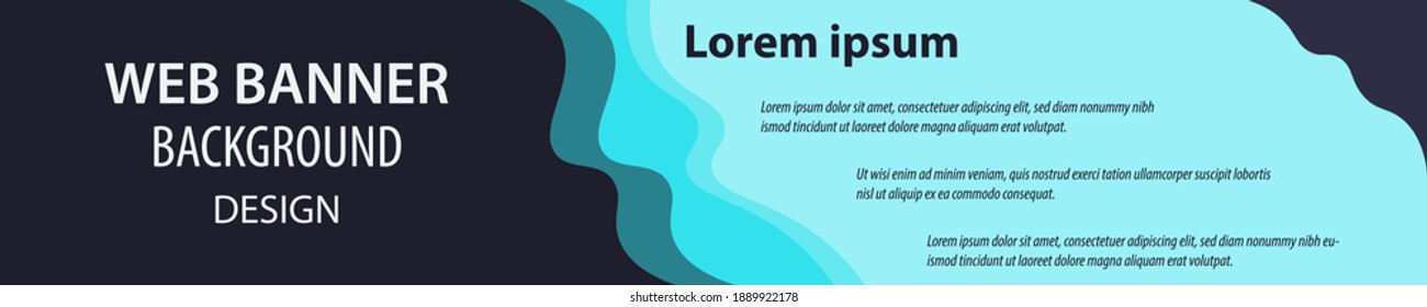 diseño minimalista de fondo de banner web. vector eps10