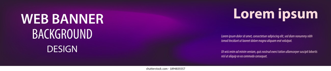 minimalist web banner background design. eps10 vector
