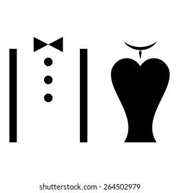 Minimalist Wedding Couple