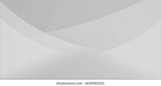 Minimalist white abstract background with smooth curved lines creating a clean and modern design. Ideal for graphic layouts, presentations, this image conveys simplicity and elegance.