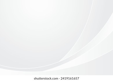 Minimalist white background with abstract design