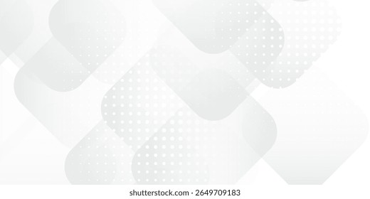 Minimalist White Background with Geometric Shapes and Subtle Dots for Modern Designs and Presentations  abstract good art