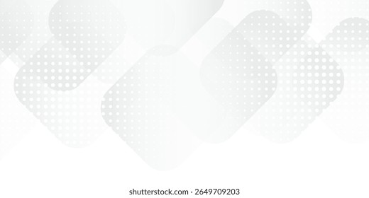Minimalist White Background with Geometric Shapes and Subtle Dots for Modern Designs and Presentations  abstract good