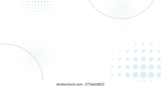 Minimalistischer weißer Hintergrund mit hellblauen Punkten, wodurch ein moderner, luftiger Hintergrund mit einer weichen, blauen, gepunkteten Textur entsteht. Ästhetischer Hintergrund, Vektor. Blauer Hintergrund.

