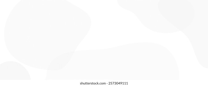 Minimalist white background with soft, abstract shapes. The white background features a smooth, subtle texture with light gray accents. Aesthetic background vector. Gray background.