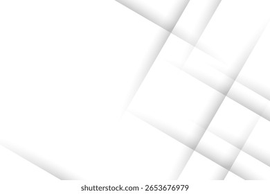 Minimalist white background with soft transparent diagonal lines