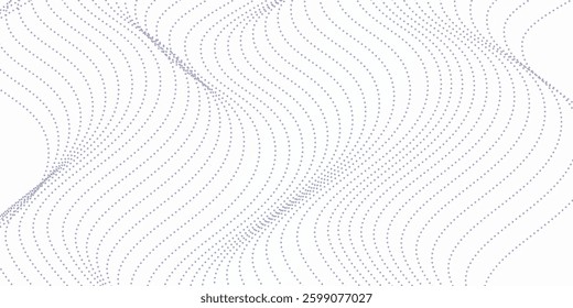 Minimalist white background with subtle dotted wave patterns. A clean and modern design, ideal for tech, digital, or futuristic-themed projects.