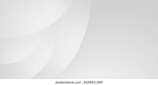 Fondo abstracto moderno minimalista blanco y gris de la onda para el diseño de la plantilla. Ilustración de vector