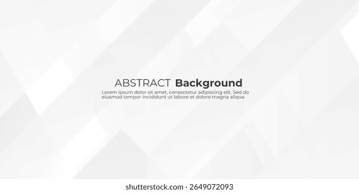 Minimalist white and grey abstract background with geometric shapes, perfect for corporate presentations, technology, and clean designs.