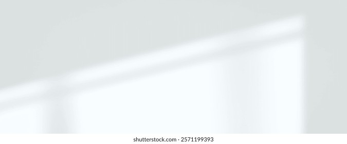 Minimalist white shadow background, soft white texture, background with subtle shadows, creating a serene white background atmosphere. Minimal soft shadow background vector