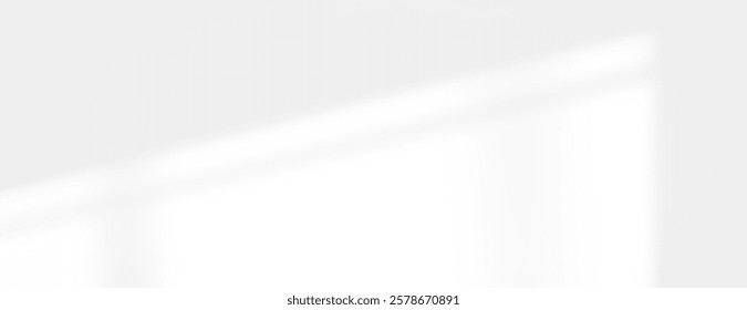 Minimalist white shadow background, background with soft texture, background featuring light and airy white tones, creating a serene atmosphere. Minimal soft shadow background vector