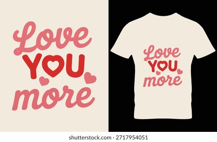 Camiseta branca minimalista com mensagem de amor rosa ousada com corações para o afeto