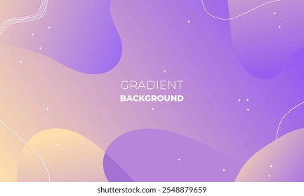 Minimalist White Wave Line Background, Clean Pink and Purple  Gradient Concept with simple Style For Element, Wallpaper, Banner, Presentation, Web, Page Layout, and etc. 