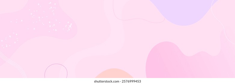 Minimalist White Wave Line Background, Clean Pink Gradient Concept with simple Style For Element, Wallpaper, Banner, Presentation, Web, Page Layout, and etc. 