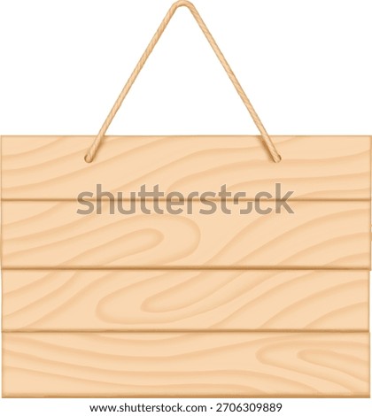 Minimalist Wooden Signboard Triangular Frame