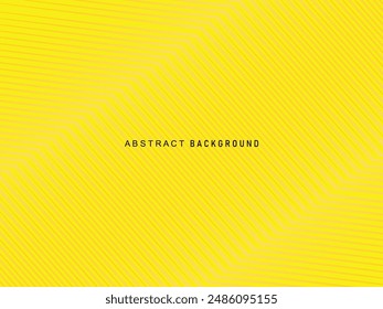 Minimalist yellow background with abstract diagonal lines pattern. Beautiful yellow abstract background. Yellow neutral background for presentations, websites, banners, wallpapers, brochures, etc.