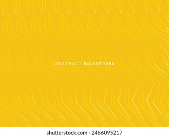 Minimalist yellow background with abstract diagonal lines pattern. Beautiful yellow abstract background. Yellow neutral background for presentations, websites, banners, wallpapers, brochures, etc.