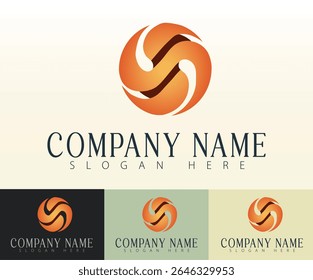 A minimalist yet impactful sphere-themed logo.