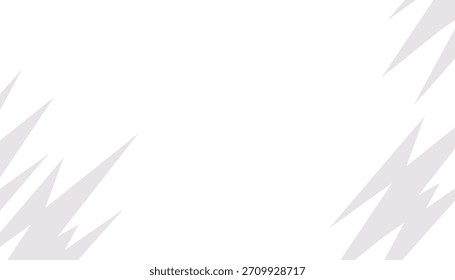 Zigzag minimalista fundo abstrato em cinza macio moderno forma afiada design