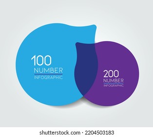Minimalistic 2 step template, banner, infographic, diagram, chart, column. 
