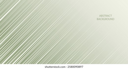 Minimalistic abstract background with diagonal white lines on soft green gradient. Perfect for presentation, website, banner, modern graphic design projects, promotional materials