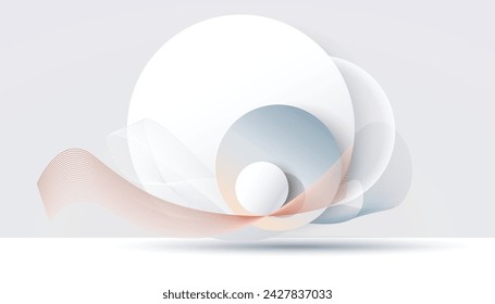 A minimalistic abstract background, geometric shapes with ample white space. Colorful halftone gradients, Cool gradients. Future geometric patterns. Vector Eps10