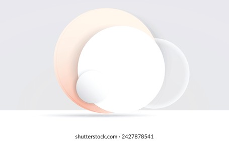 A minimalistic abstract background, geometric shapes with ample white space. Colorful halftone gradients, Cool gradients. Future geometric patterns.