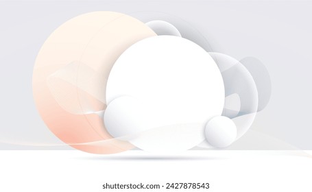 A minimalistic abstract background, geometric shapes with ample white space. Colorful halftone gradients, Cool gradients. Future geometric patterns.