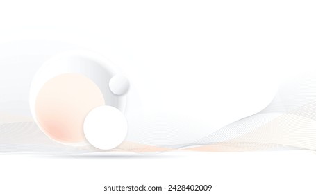 Un fondo abstracto minimalista, formas geométricas con amplio espacio blanco. Gradientes de semitonos coloridos, gradientes frescos. Futuros patrones geométricos. Vector Eps10.