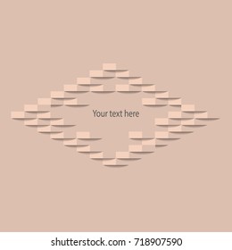 Minimalistic abstract background with place for your text