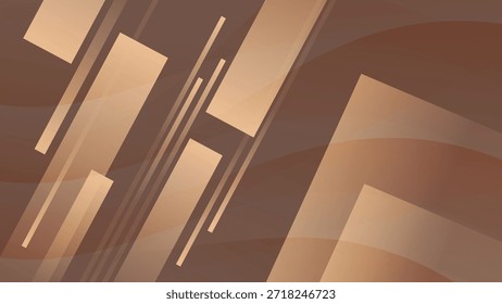 Fondo abstracto minimalista en tonos beige y marrón suaves. Una excelente ilustración para publicidad, carteles, postales, tarjetas de visita, atributos corporativos y sus otros proyectos. Vector.