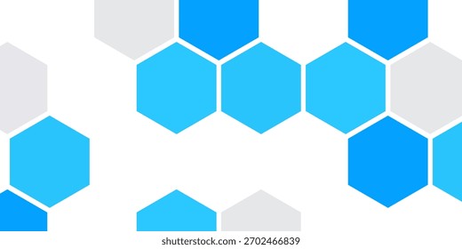 Minimalistic abstract background with a subtle hexagonal pattern in light blue and white tones, ideal for modern and corporate themes.