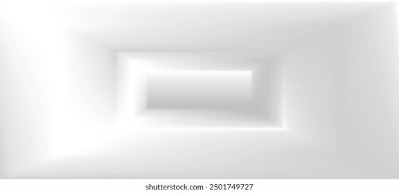 A minimalistic, abstract design featuring a soft, glowing rectangular gradient in the center